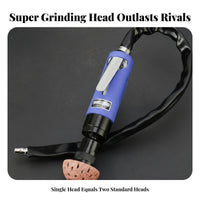 Long-Lasting Low Speed Air Tire Industrial Grade Pneumatic Low-Speed Grinder Wear-Resistant Grinding Head for Mechanics, Auto Repair Shops