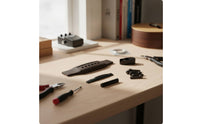 Guitar Bridge Saddle Assembly Easy to Install Acoustic Guitar Bridge Kit Stable Hardware for Luthier