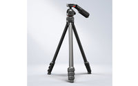 Camera Tripod with Phone Clamp Lightweight Phone Camera Tripod Stand Extendable for Content Producers, Students, Livestreaming