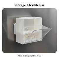 Strong attractive force Refrigerator-Side organizer toolno-drill installation attractive container Space-Saving Organizer Box multifunctional for Home Organizers, clearice Workers, Pegboard, Laundry Room, Classroom, Workshop