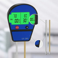 3-in-1 Digital Soil Tester with Two Probes Lcd Soil pH Meter with Metal Probes Multifunctional Handheld for Gardeners, Plant Lovers, Garden, Greenhouse, Flower Pots