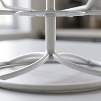 Danyuan Creative Iron Art Two-Tier Jewelry Display Stand for Necklaces, Bracelets, Cosmetics, and Lipsticks