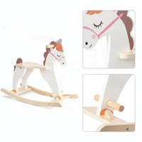 Wooden Rocking Horse Cute Rocking Horse Stable Rocker for Nursery