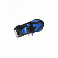 Streamlined Motorcycle Boat Model Black Resin Motorcycle Model for Collectors