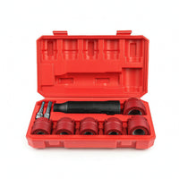 9 Pieces Rust Removal Brush Kit Complete Wheel Hub Cleaning Brush Set Heavy-Duty Wheel Stud Cleaning Kit for Mechanics, Auto Detailing