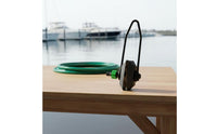 Easy Installation Outboard Engine Flusher Long-Lasting Steel Frame Marine Engine Flush Kit Crack Resistant Boat Engine Ear Muffs Quick Connect Hose Fittings for Winterizing