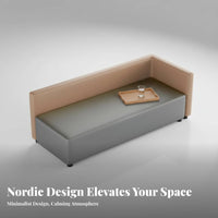Nordic aesthetic sectional Corner Sofa flexible Combination Sectional Couch Minimalist Aesthetic Lounge Seating Deep Seat for Business Owners, Office Managers, Apartment Dwellers, Reception Area, Movie evenings