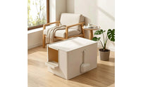 Convertible Cat Litter Box with Scoop Large Litter Box with Lid Front-Entry Pet Supplies Anti-Splashing for Home