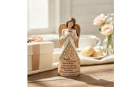 Memorial Resin Angel Figurine Sympathy Angel Figurine with Wings Guardian Ornament Peaceful for Grieving Families