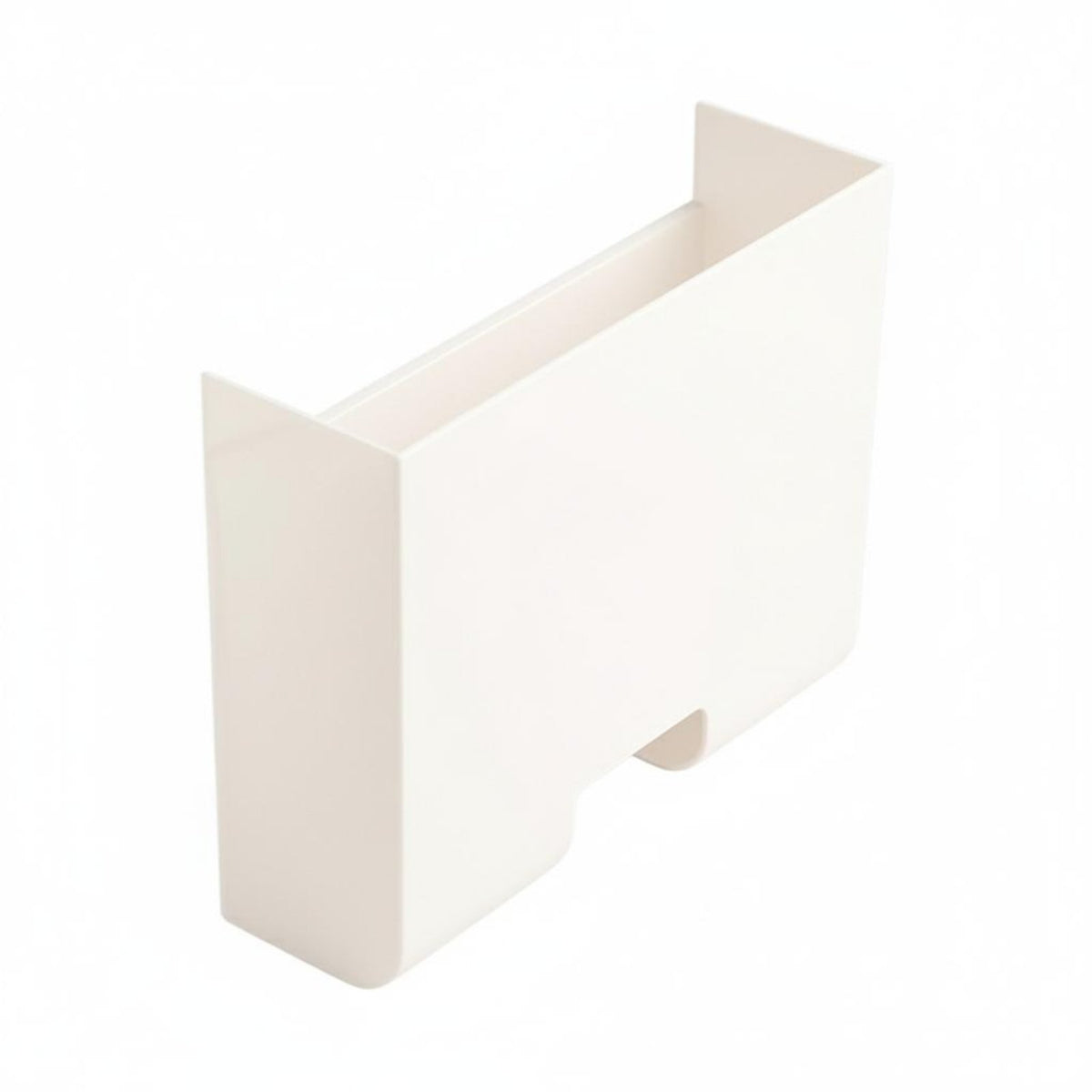 No-Drill Wall-Mounted Storage Box Space-Saving Wall-Mounted Dispenser Box Easy to Take out Open Front for Bathroom, Kitchen, Living Room