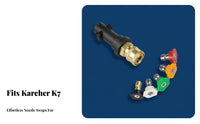 Karcher to 1/4 Inch Quick Connect Adapter Heavy Duty Karcher K Series Adapter Brass Pressure Washer Quick Release Connector