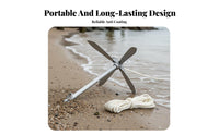 Lotus Anchor Foldable Carbon Steel Boat Anchor Boating Equipment Lightweight High Strength for Kayakers, Fishing, Paddleboarding