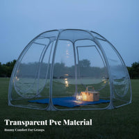 Transparent Dome Tent Celestial View Transparent Bubble Dome House Water-Resistant Camping Shelter for Outdoorsdoor Mealkers
