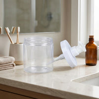 Shower Gel and Liquid Soap Pump Bottle Dispenser for Pet Care, Large Capacity Travel Pump Bottle for Shower Soap, Hand Cream Bathroom Organizer