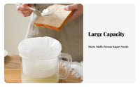 Greek Yogurt Strainer Dust-Resistant Lid Yogurt Whey Strainer Large Capacity Kitchen Gadget for Home