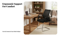 Adjustable Height Ergonomic Mesh Back Roller Chair 360° Swivel Office Furniture Effortless Rolling Casters Task Seat Minimalist Design for Professionals, Home Users, Telecommuting Workers, Conference Room, Workstation