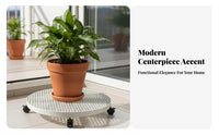 Floor-Standing Multi-Tier Plant Stand Minimalist and design four-tier Rolling stand with casters bloom Pot Holder Space-Saving for Gardeners, Apartment Dwellers, homeowners, Balcony, Living Room, Sunroom, Office