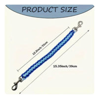 Saddle Grab Strap Metal Clips Horseback Riding Grab Strap Saddle Safety Handle Padded-Looking Sturdy