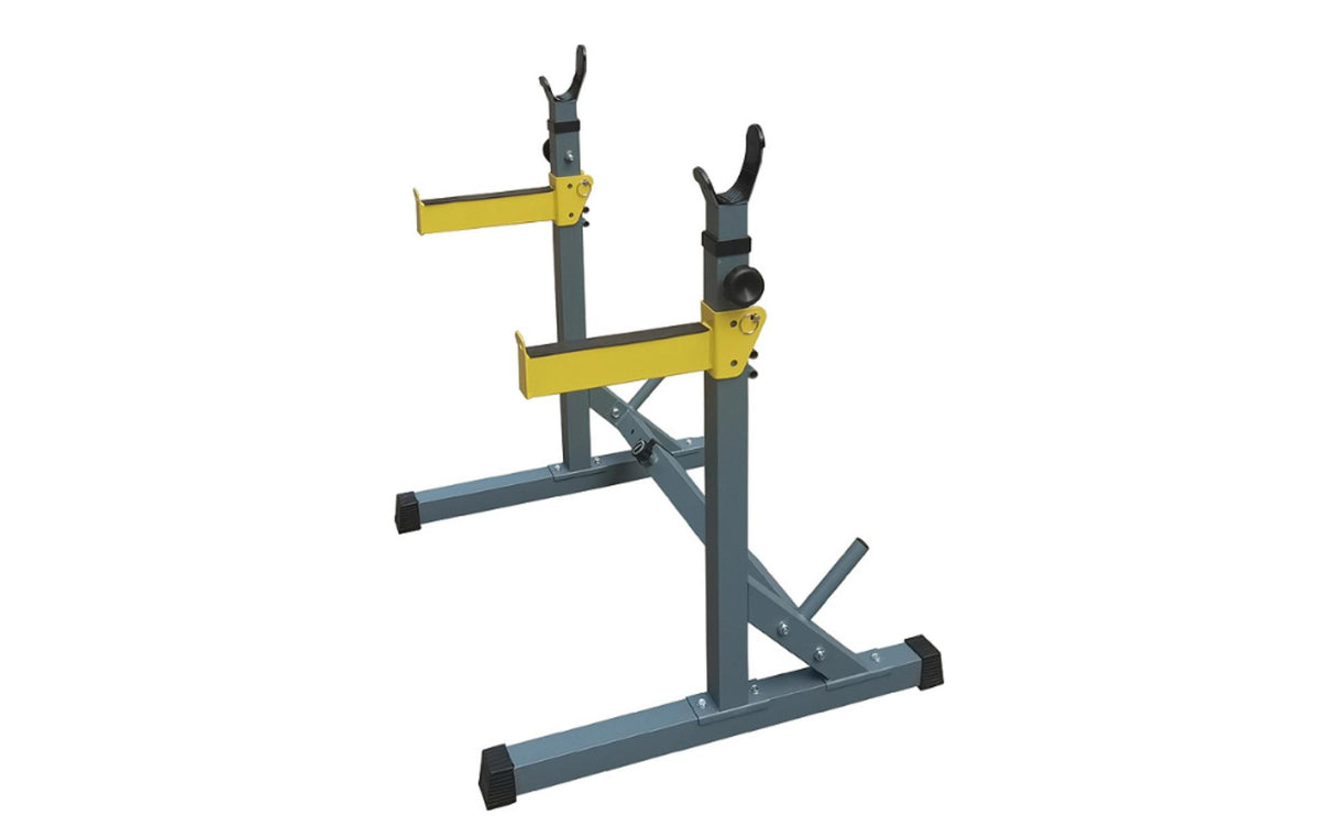 Long-Lasting Squat Stand with Safety Arms Stable Adjustable Squat Rack Safe Equipment Secure for Fitness Enthusiasts, Weightlifters, Home Gym