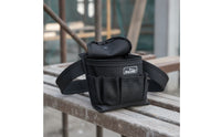 Tool Waist Bag Wear-Resistant Waist Tool Bag with Zipper Handsunrestricted Compact for Electricians, Electrical Work