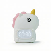 Alarm Clock Lamp Portable Clock Lamp Compact for Study Desk, Toddlers