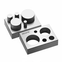 Precise Alignment Cuban Link Stamping Die Clean Cuts Bone Shape Disc Cutter Shock Resistant Dog Bone Jewelry Punch Easy to Use for Workshop