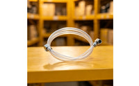 Transparent Flexible Hose with Metal Fittings Resistant to Flexible Hose Tube Tubing Long-Lasting for Mechanics