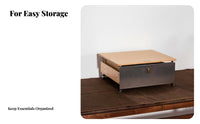 Stackable Drawer Unit Elegant Design Desktop Organizer Removable Drawers