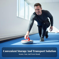 Dry Land Floor Curling Rock Fun Game Indoor Sliding Curling Stone Smooth Sliding Collaborative Play Activity for Families