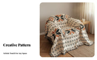 Stylish Pattern Patterned Armchair Cover Soft and Comfortable Woven Sofa Throw Long-Lasting Textile for Homeowners, Living Room, Bedroom