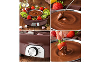 Tabletop Chocolate Melting Pot Versatile Electric Fondue Pot User-Friendly Chocolate Fondue Machine Simplified for Hosts, Families, Parties