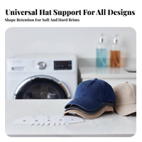 Sweat-Absorbent Anti-Deformation Hat Support Adds Structure Baseball Cap Crown Insert Breathable for Women, Men, Daily Wear, Fashion Styling