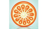 Inflatable Floater Bed Round Pool Lounger Water Lounge Bed Fruit-Inspired Lounge Floater Sunbathing for Adults, Beach, Vacation