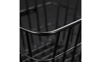 Slatted-Base Front Bike Basket Reinforced Wire Bike Basket Long-Lasting Universal for Students, Shopping