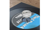 Easy to Use 45 Rpm Vinyl Adapter Metal Turntable Spindle Adapter Machined Finish Music Accessory Concentric Grooves