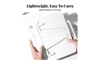 Portable Foldable Bookrest with sheet holders Multi-Functional Adjustable perusing Rest Eron the movenomic Book Stand Handshandshands-off for Professionals, Musicians, Study Room, Home Office, Bedroom, Library