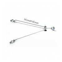 Wagon Connector Straight Rods Clamp Mount Connector Metal