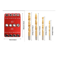 Carpentry Jig Compact Angled Jig Red Angle Drill Guiding