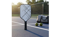 Ergonomic Grip Fiberglass Pickleball Paddle Non-Slip Handle Fiberglass Pickleball Paddles Shock Absorption Sports Equipment for Professionals, Beginners