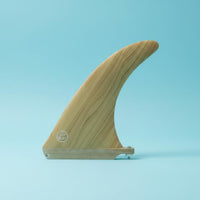 8 Inch Central Fin Fiberglass Construction Single Surfboard Fin for Surfers, Paddleboarders