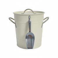 Ice Pail with Scoop Side Handles Home Storage Lid Included