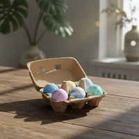 Ovoid Shaped Chalk Bright Hues Colored Drawing Chalk Outdoor Toy Art Supplies Easy to Clean for Children