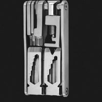 Compact Bike Chain Tool Sturdy Metal Cycle Multi Tool Easy to Stow Foldable Bike Multitool for Cyclists