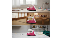 Mini Electric Iron Compact Craft Iron Portable Small for Crafters, DIY Crafts, Textile Patches
