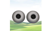 2 Pieces Inflatable PU Tire Kayak Cart Wheel Easy Installation Balloon Beach Wheel for Anglers