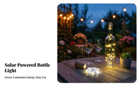 light-emitting diode Bulbs Solar Cork Light mood-setting Creating Bottle lighting fixture suitable for common Bottles cord Lights Bendable Wire for DIY hobbyists, Home Decorators, Parties, Weddings, Wedding, Garden