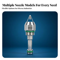 Heat and Wear Resistant High-Frequency Air Atomizing Nozzle Wide Area Coverage Industrial Dust Suppression Nozzle Adjustable Flow