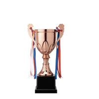 Traditional Trophy Cup with Handles Classic Metal Trophy Cup Stable Tall for Corporate Events