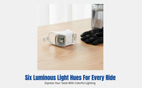 LED Frog Bike Rear Light, Night Riding Warning, Waterproof Silicone, Balance Bike Compatible, Random Color