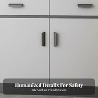 Storage Cabinet with Vino Rack Modern Design Vino Bar Display Cabinet Large Capacity Dining Room Buffet Hutch for Families, Homeowners